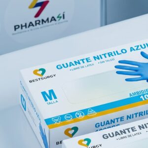 Guantes de Nitrilo Azul Caja x 100 und BestSurgy