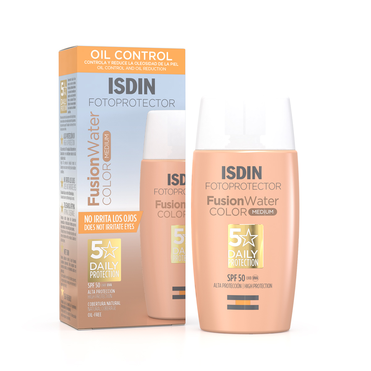 FOTOPROTECTOR FUSION WATER COLOR MEDIUM SPF 50+50ML