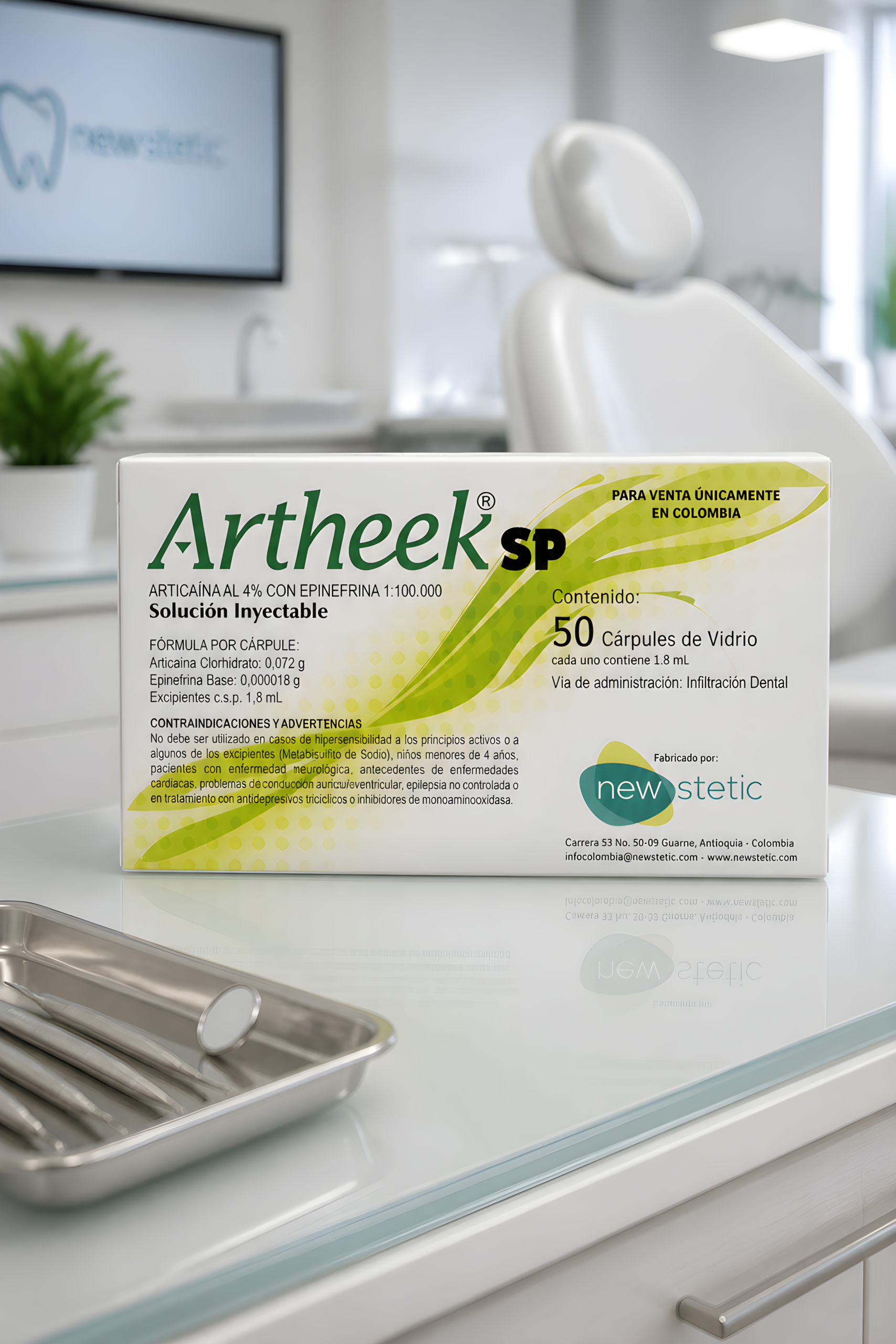 Artheek SP Anestésico Articaína 4% – New Stetic