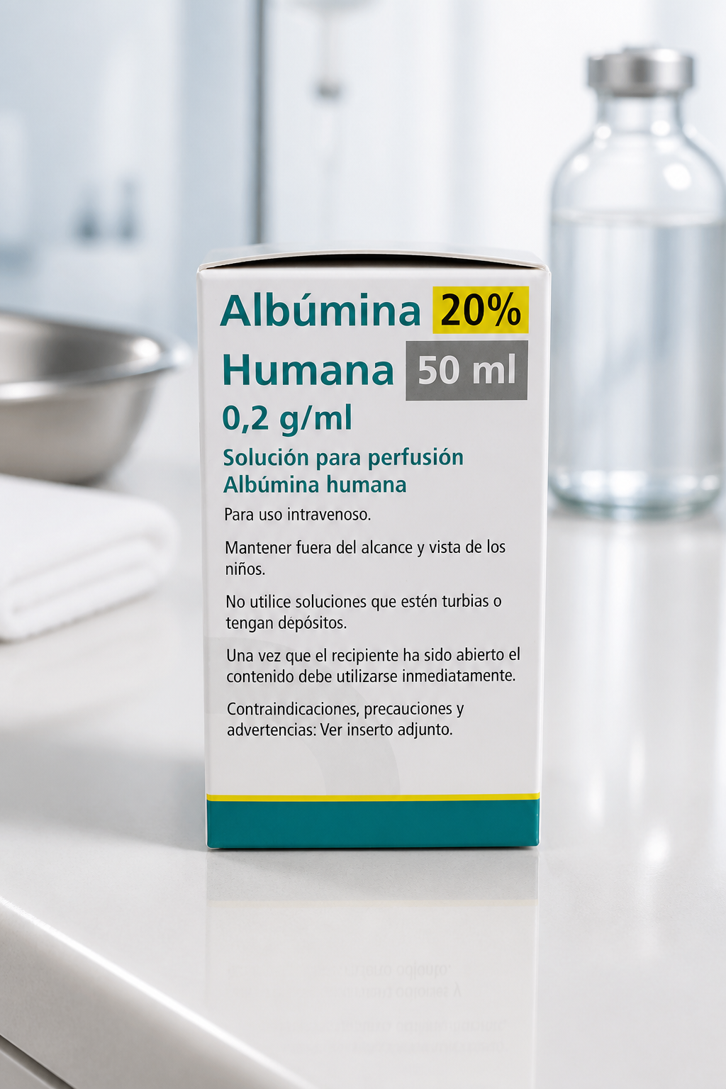 Albúmina Humana 20% 50ml Solución Octapharma