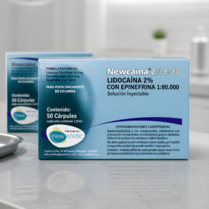 Anestesia Newcaina® 2% E-80 – Caja x 50 Und New Stetic