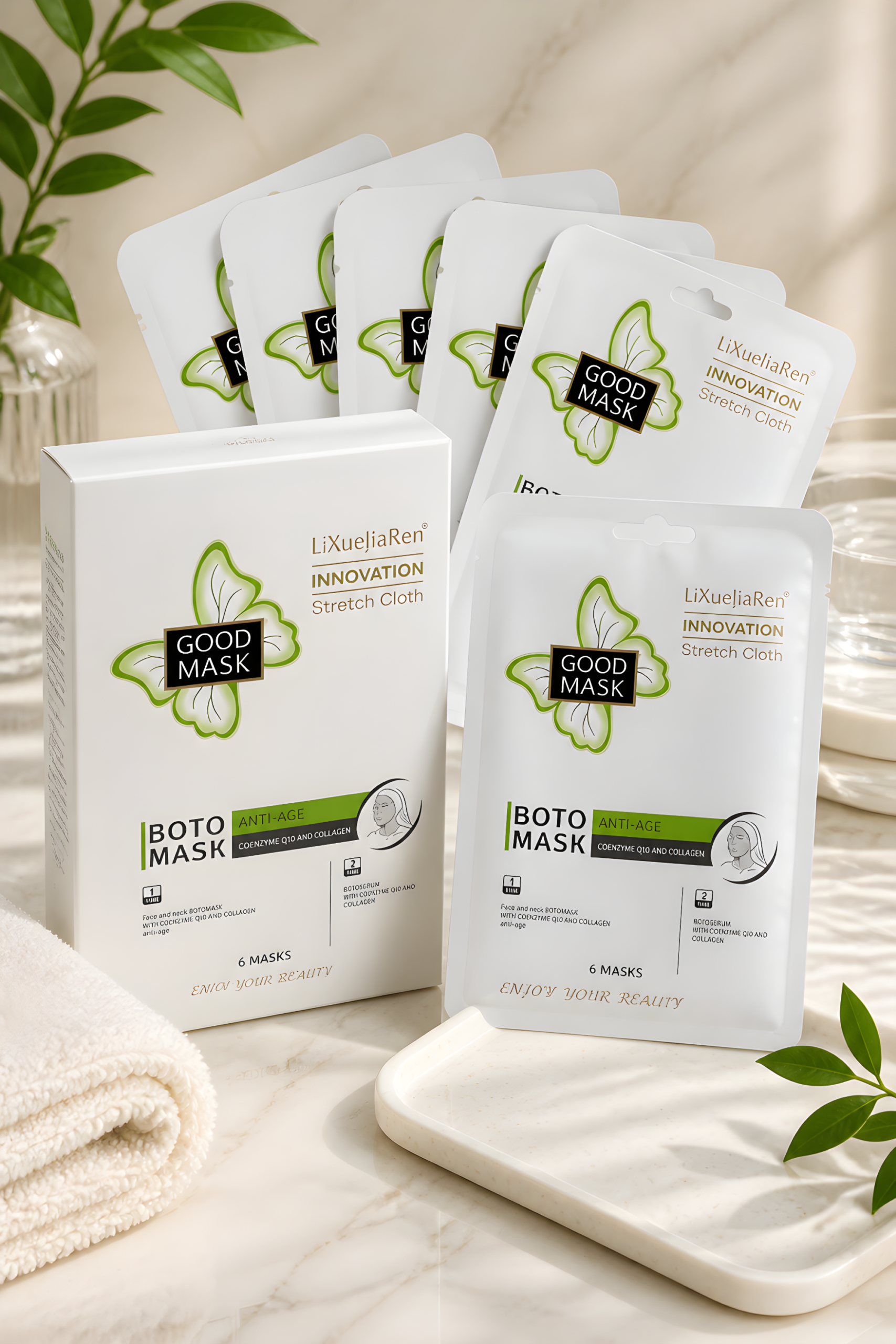 Boto Mask Anti-Age Coenzyme Q10 & Collagen Lixuejiaren