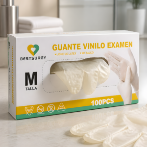 Guantes De Vinilo BestSurgy Caja X 100
