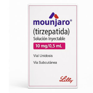 Mounjaro Tirzepatide 10mg/0,5ml Eli Lilly Caja X 1 Vial